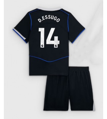 Chelsea Dario Essugo #14 Tredje Tröja Barn 2025-26 Kortärmad (+ Korta byxor)